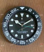 Solid Black Rolex GMT-Master II Dealers Wall Clock